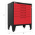 Armadillo Tough Red 6-Drawer Tool Cabinet with Rubber Work Mat