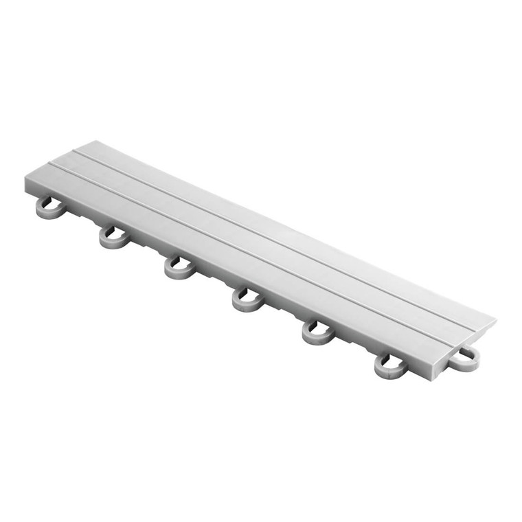 Silver Garage Floor Tile Ramp
