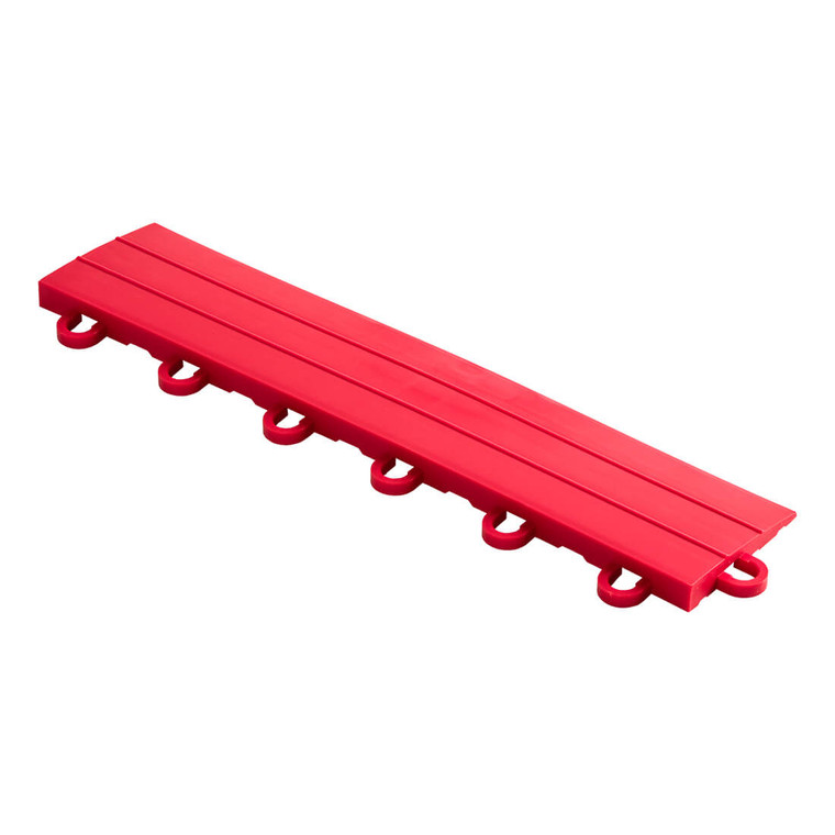 Red Garage Floor Tile Ramp