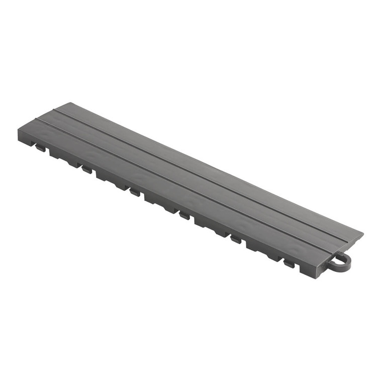 Grey Garage Floor Tile Ramp