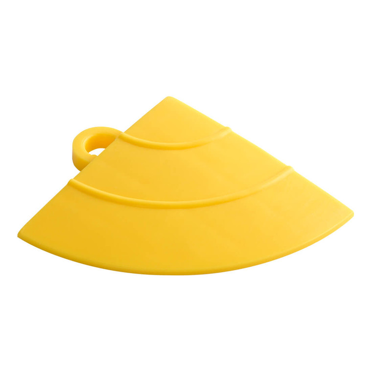 Yellow Garage Floor Tile Corner