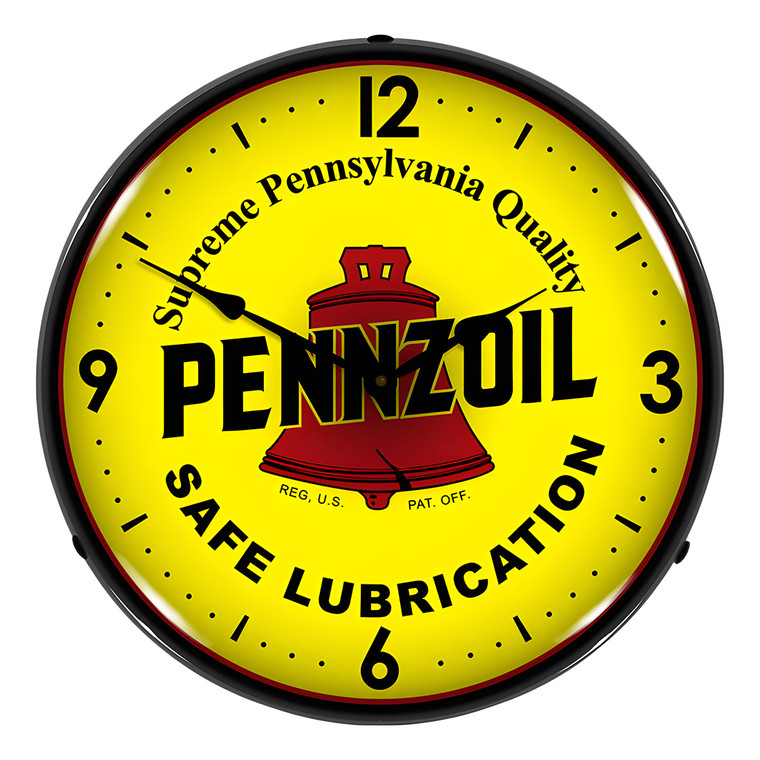 Pennzoil Backlit Wall Clock