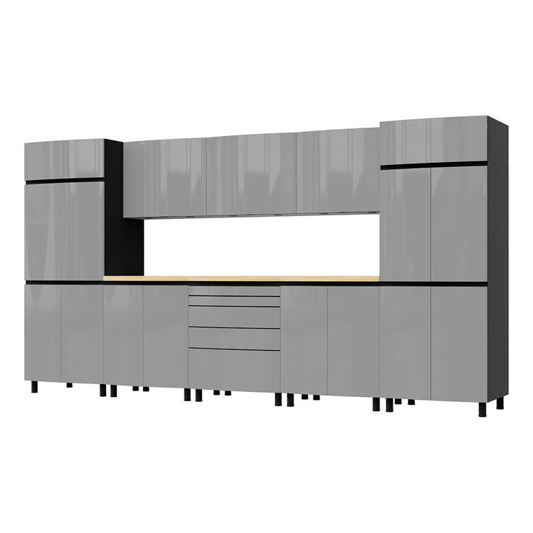 Contur Lithium Grey Garage Cabinets