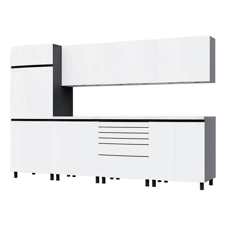 Alpine White Garage Cabinets by Contur Cabinet