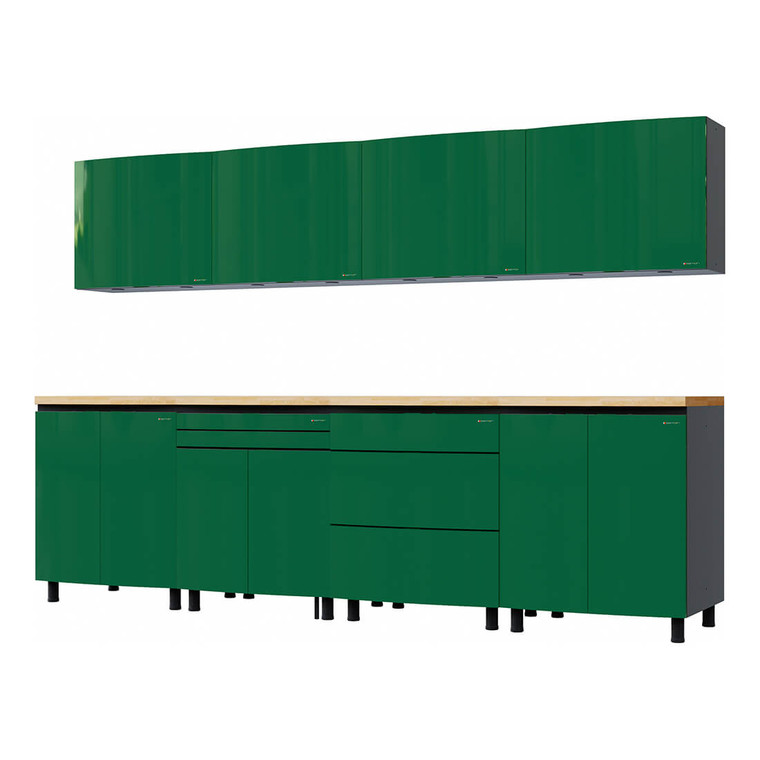 Contur Racing Green Garage Cabinet System