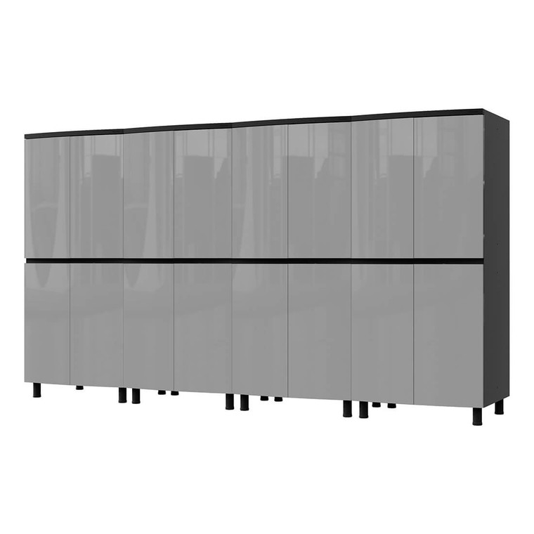 Lithium Grey Tall Garage Cabinet System