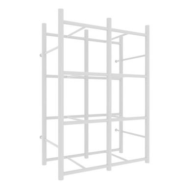 Bin Warehouse Heavy-Duty 12 tote Rack