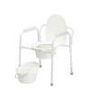 Folding Commode 115kg Weigh Capacity with Pail + Splashguard | Buy for 129.95 | SuperPharmacyPlus |