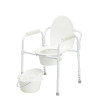 Folding Commode 115kg Weigh Capacity with Pail + Splashguard | Buy for 129.95 | SuperPharmacyPlus |