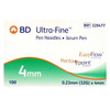 BD Ultra-Fine Pen Needle 0.23mm (32G) x 4mm x100 (New Version)
