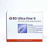BD Ultra-Fine II 0.5ml Short Needle 0.25mm (31G) x8mm x100