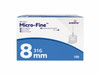 New Packaging - BD Micro-Fine Pen Needles 0.25mm (31G) x 8mm 100 pack (CENTRE)