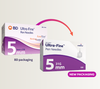 BD Ultra-Fine Pen Needles 0.25mm (31G) x 5mm x100