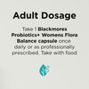 Adult Dosage of Blackmores Probiotics+ Womens Flora Balance