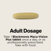 Adult Dosage of Blackmores Macu-Vision Plus