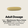 Adult Dosage of Blackmores Macu-Vision Plus