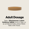 Adult Dosage of Blackmores Lutein Defence