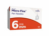 New Packaging - BD Micro-Fine Pen Needles 0.25mm (31G) x6mm 100 pack (LEFT)