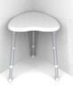 Shower Corner Stool Space Saver  by Redgum available at SuperPharmacy Plus