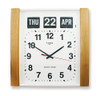 Woodgrain Calendar Clock  by Jadco available at SuperPharmacy Plus