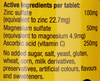 Blackmores Zinvit C 250mg Vitamin C Immune Support | 50 Tablets