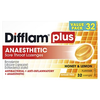 Difflam Plus Anaesthetic Sore Throat Lozenges Honey & Lemon Flavour | 32 Pack  by  available at SuperPharmacy Plus