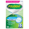 Polident Denture Cleanser Whitening Tablets | 36 Pack