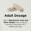 Adult Dosage of Blackmores Calm & Relax