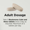 Adult Dosage of Blackmores Calm & Relax