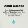 Adult Dosage of Blackmores Fall Asleep