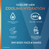 Vaseline Men Cooling Hydrating 3 in 1 Lotion 400mL  by  available at SuperPharmacy Plus