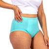 Conni Classic Ladies Underwear - Aqua with Lady from front view