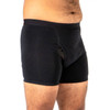 Conni Kalven Mens Underwear - Black with Man from right side view