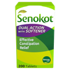 Senokot Dual Action with Softener Constipation Relief | 200 Pack
