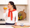 Woman drinking Bioglan Platinum Gut Detox, Repair & Restore
