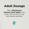 Adult Dosage of Blackmores Valerian Forte