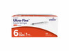 New Packaging - BD Ultra-Fine 1ml 31g 6mm Syringe 100 Pack (CENTRE)