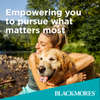 Blackmores Empowering - Woman hugging a Dog