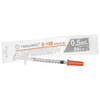 Terumo Insulin Syringes, 0.5ml, with Needle 29 Gauge x 0.5 Inch, 13mm, Sterile | 100 Pieces