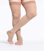 Sigvaris Cotton Thigh (A-G) Class 1 (18-21 mmHg) Open Toe ( SIGVARIS ) from SuperPharmacyPlus