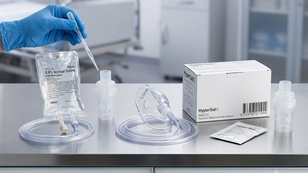 Normal Saline vs Hypertonic Saline for Nebulisers: What's the Difference?