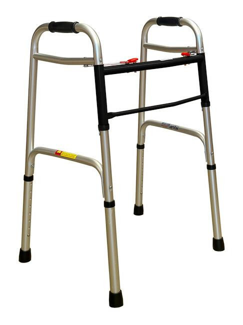Folding Walking Frame without Wheels Durable Mobility Aid