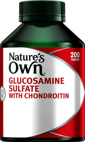 Nature’s Own Glucosamine Sulfate With Chondroitin 200 Tablets