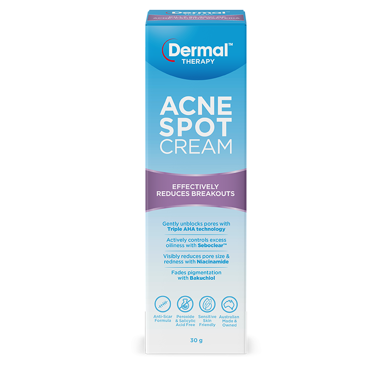 Dermal Therapy Acne Spot Cream 30g for Acne Treatment