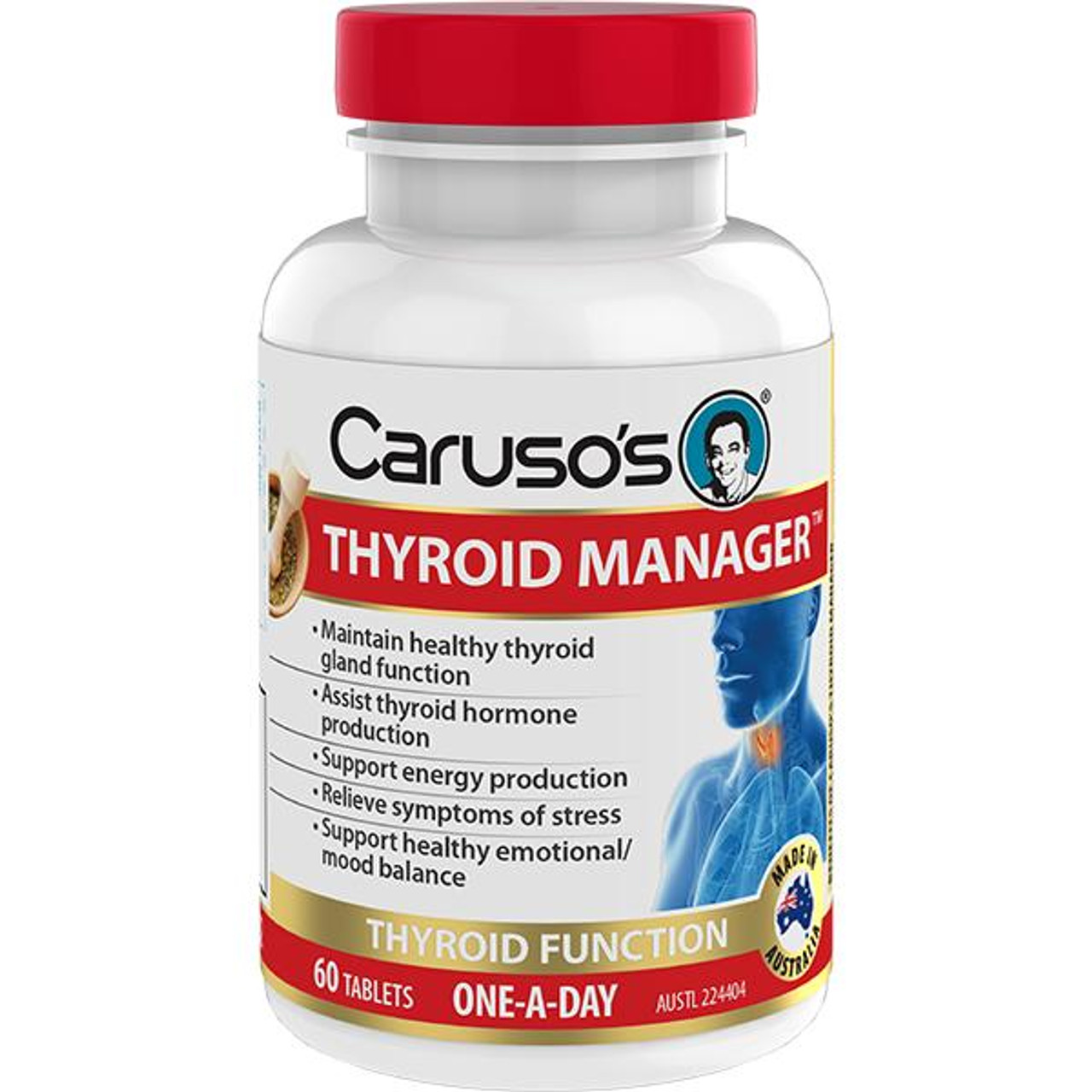 Carusos Thyroid Manager 60 Tablets