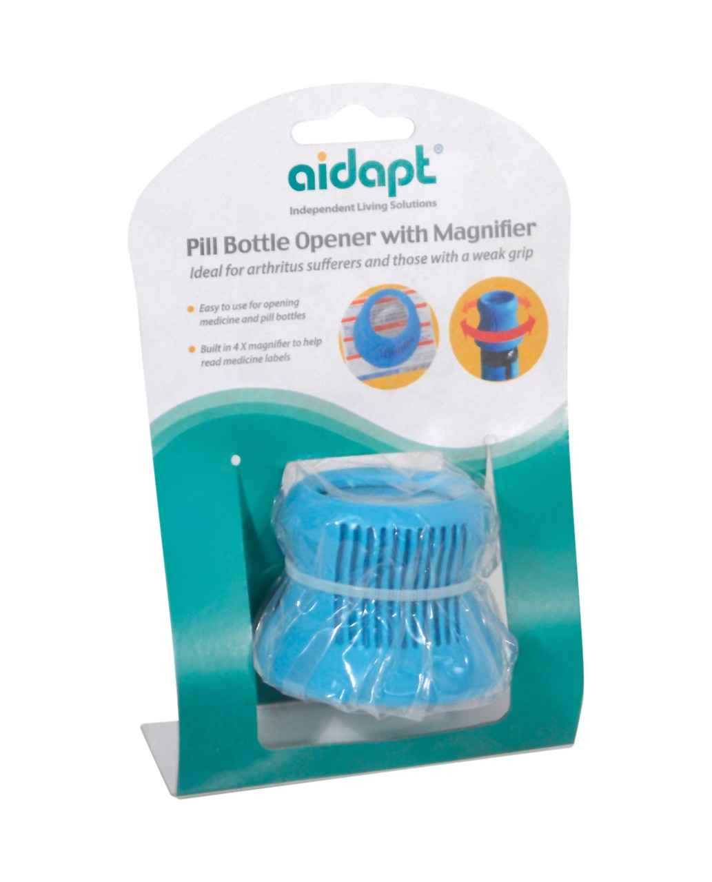 Aidapt Pill Bottle Opener with Magnifier - SuperPharmacyPlus