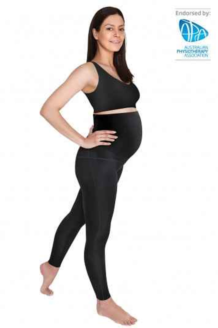 ASOS DESIGN Maternity over the bump leggings in black | ASOS