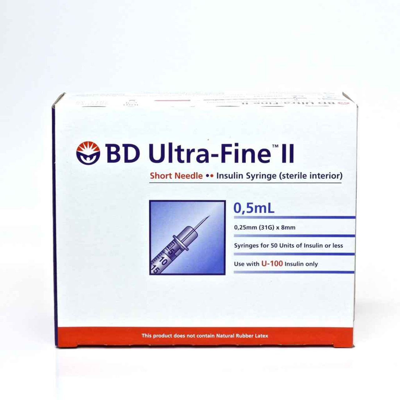 Ultra Fine Ii 0 5ml Short Needle 25mm 31g X8mm X100 Superpharmacyplus