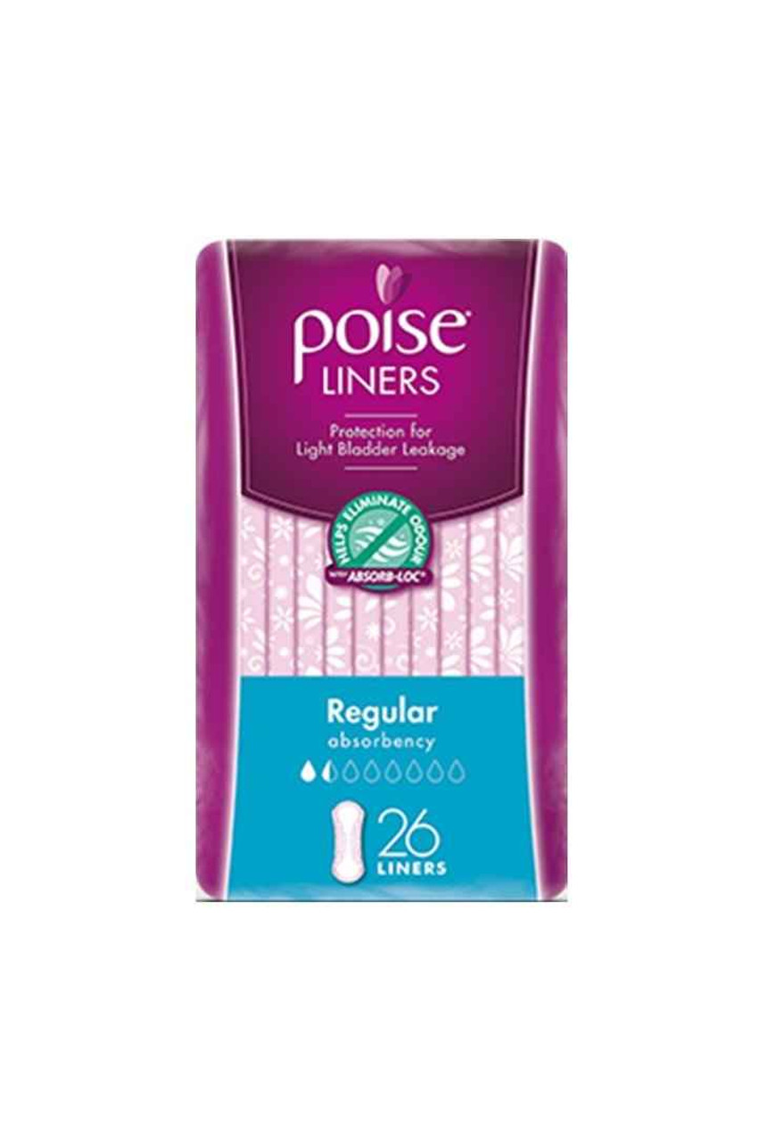 Poise Active Microliners Extra Light Absorbency 10 Pack