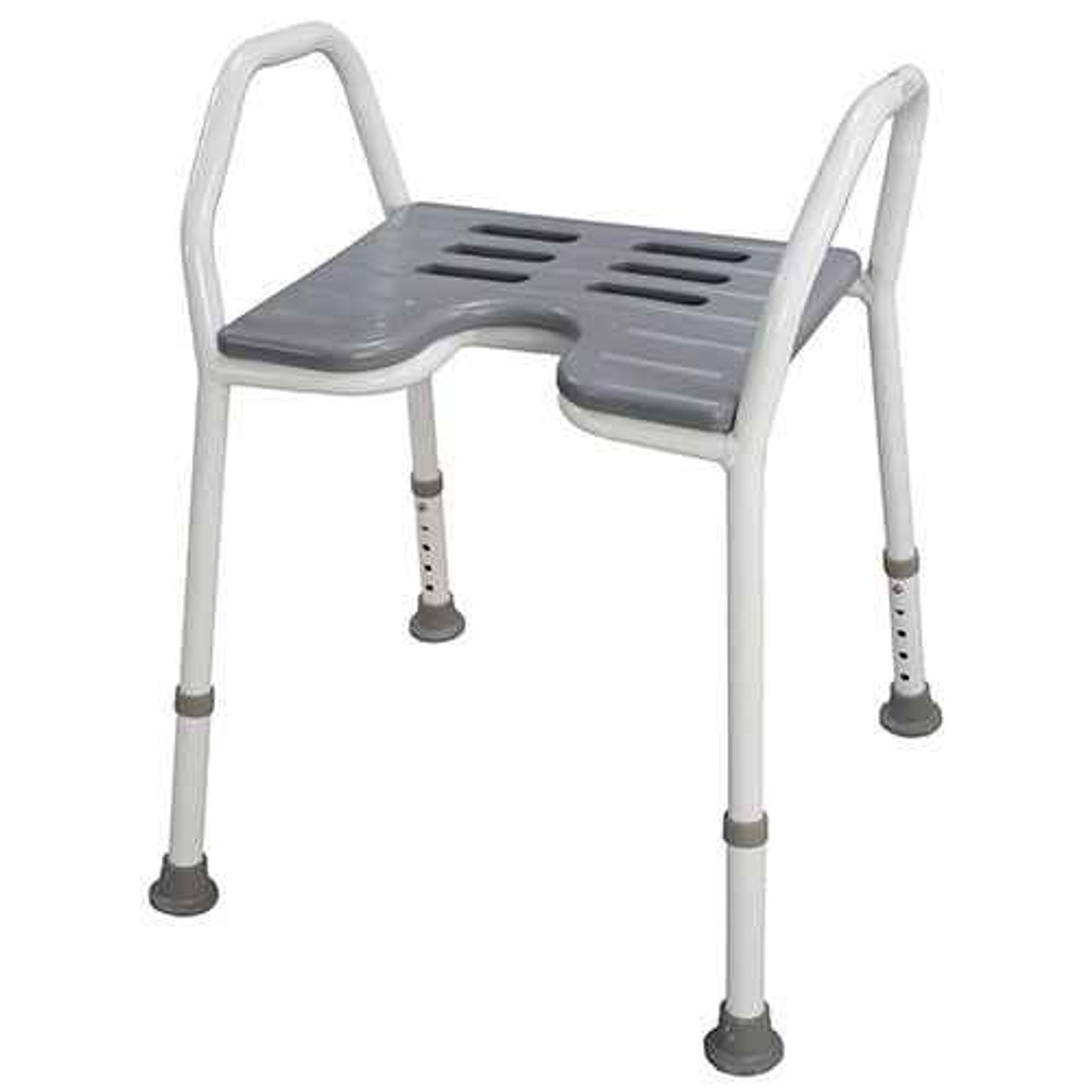 SHOWER STOOL PADDED PU SEAT 51CM WIDE SC51 SuperPharmacyPlus